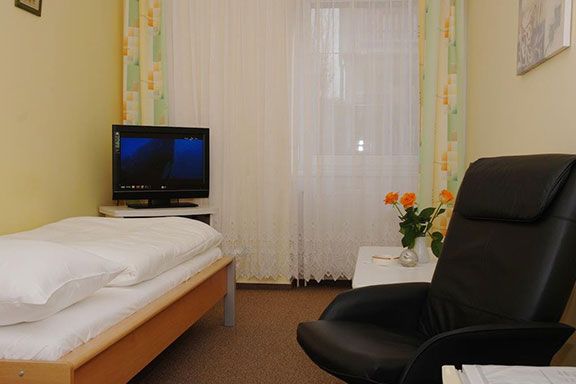 Jednolůžkový pokoj ubytování Mladá Boleslav